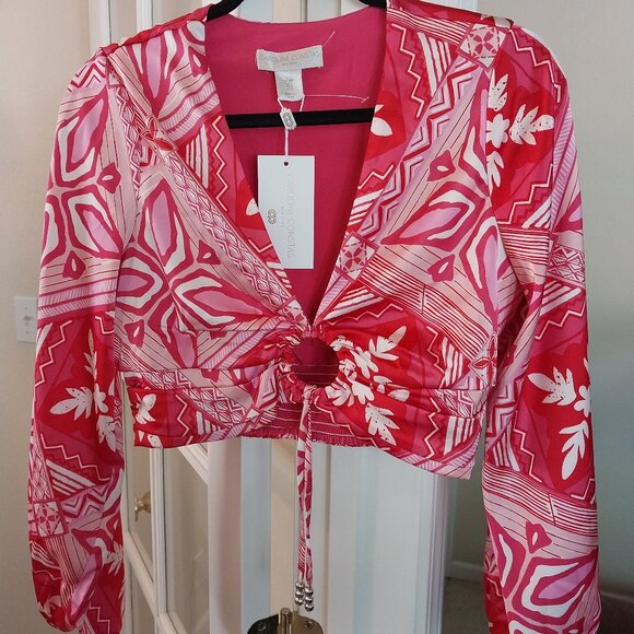 NWT Caroline Constas Crop Top and Pants Set - Picture 5 of 8